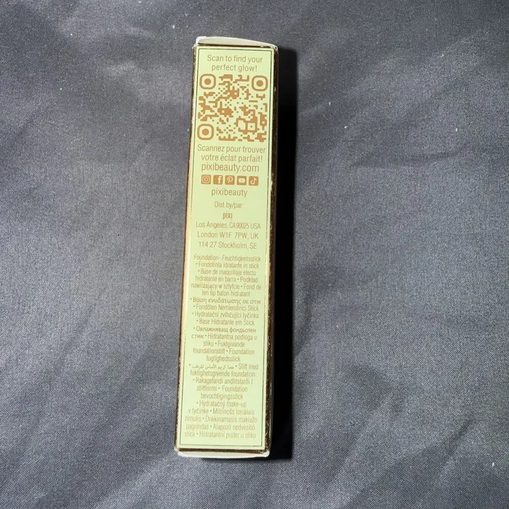Pixi by Petra On-The-Glow BASE Foundation Moisture Stick, Porcelain New In Box